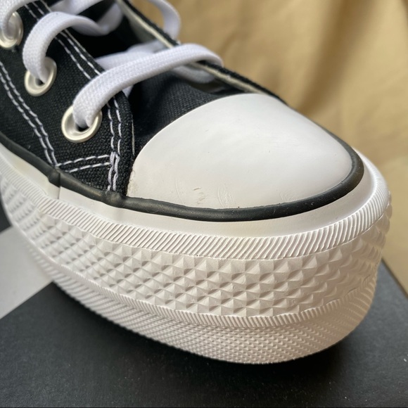 🚫SOLD🚫CONVERSE X-Hi Black Platform Chuck Taylors - Picture 5 of 8